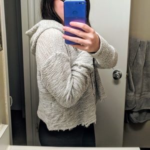 Brandy melville lightweight cropped hoodie